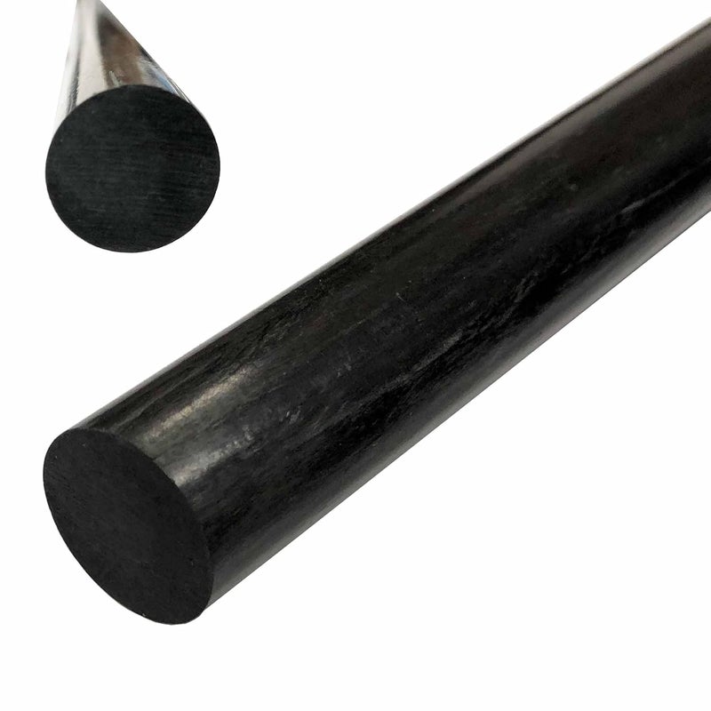KARBXON 3mm x 1000mm Round Carbon Fiber Rod - Black Matte Finish - Industrial Grade - Carbon Fiber - Image 5